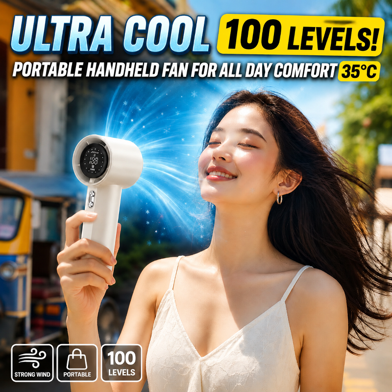 Ventilador de mano de alta velocidad 