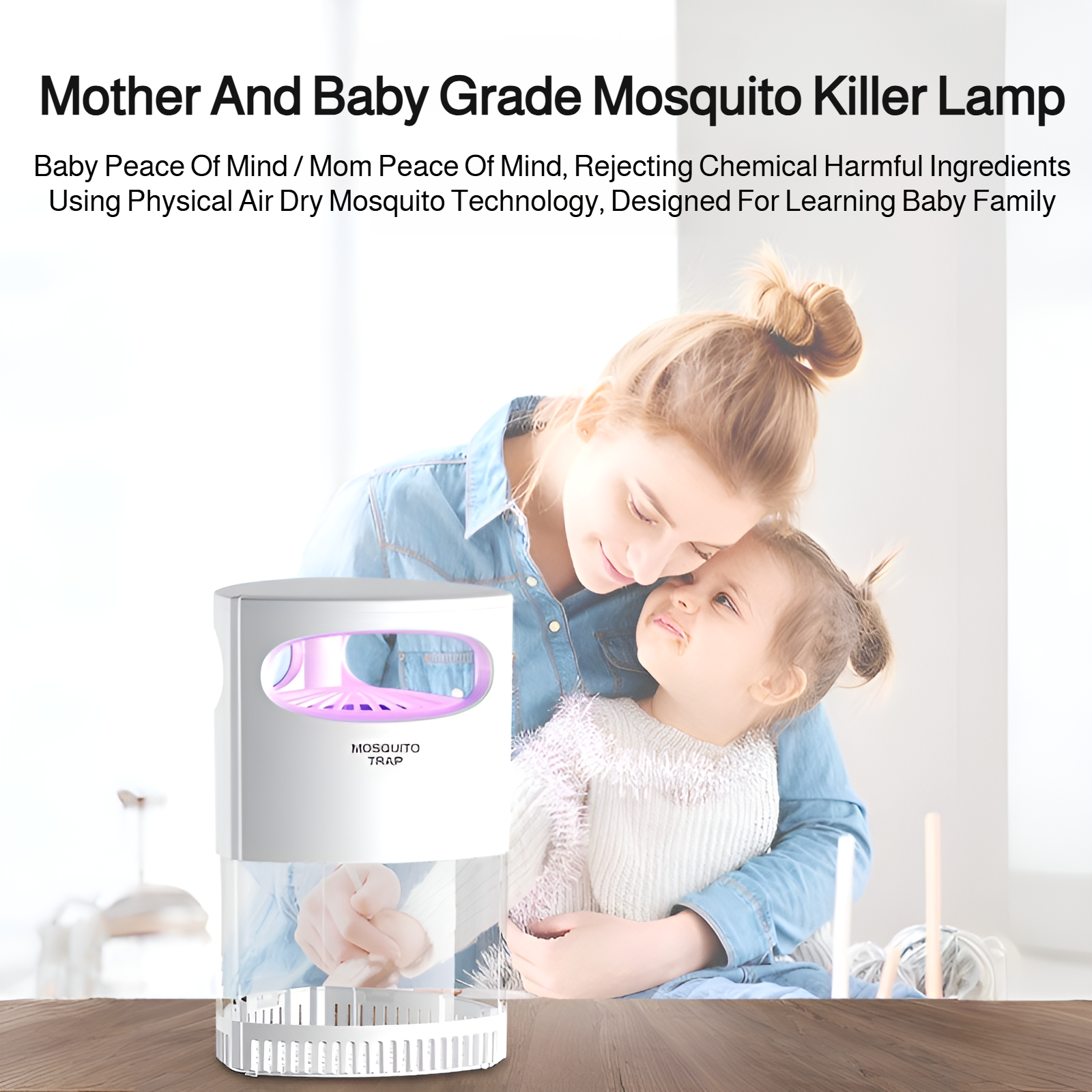 New household electric shock mosquito killer photocatalyst mosquito repellent lamp creative mosquito
