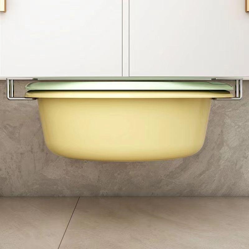 Bathroom cabinet under the basin rack bathroom wash basin bottom basin suspended storage rack suspen