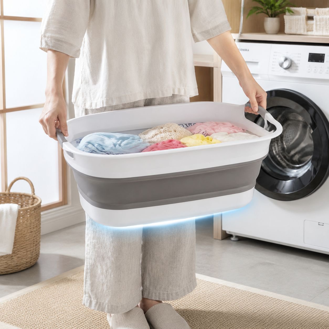 耐久性のある多機能バスケット素材