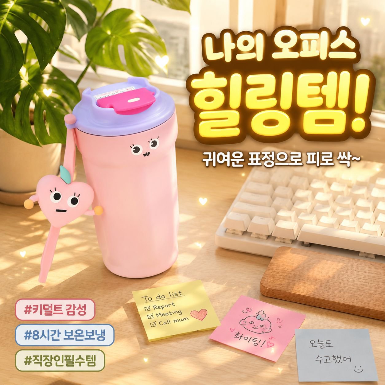 귀여운 커피컵 316 휴대용 텀블러 커플컵 보온컵 예쁜 여성용 물병