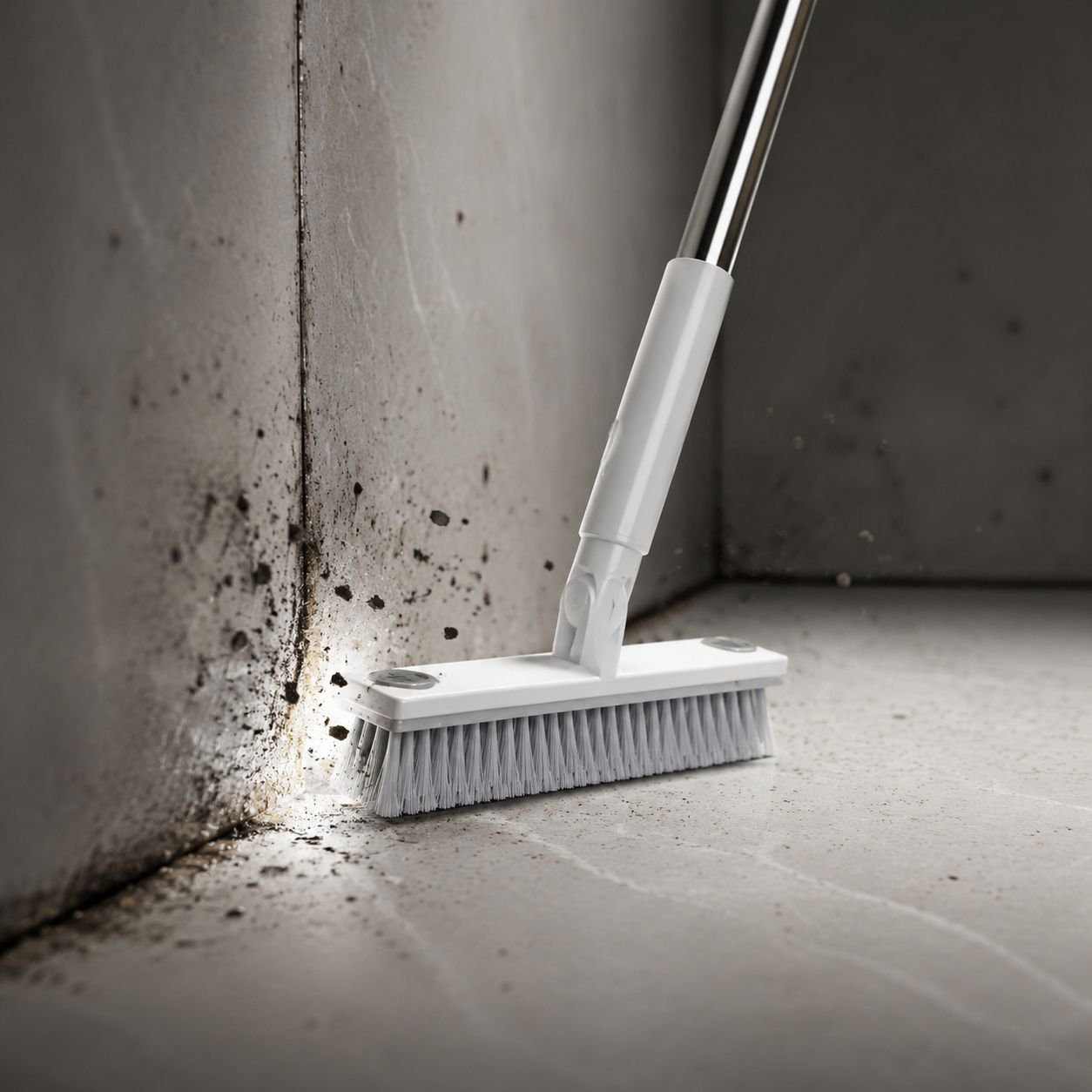 Durable gap cleaning brush for bathroom tiles