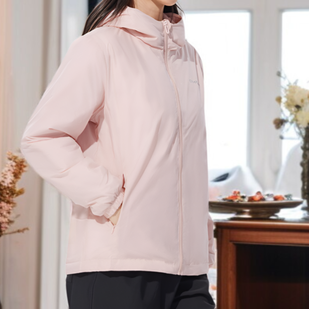 冬季軽量フード付きダウンジャケット男女兼用