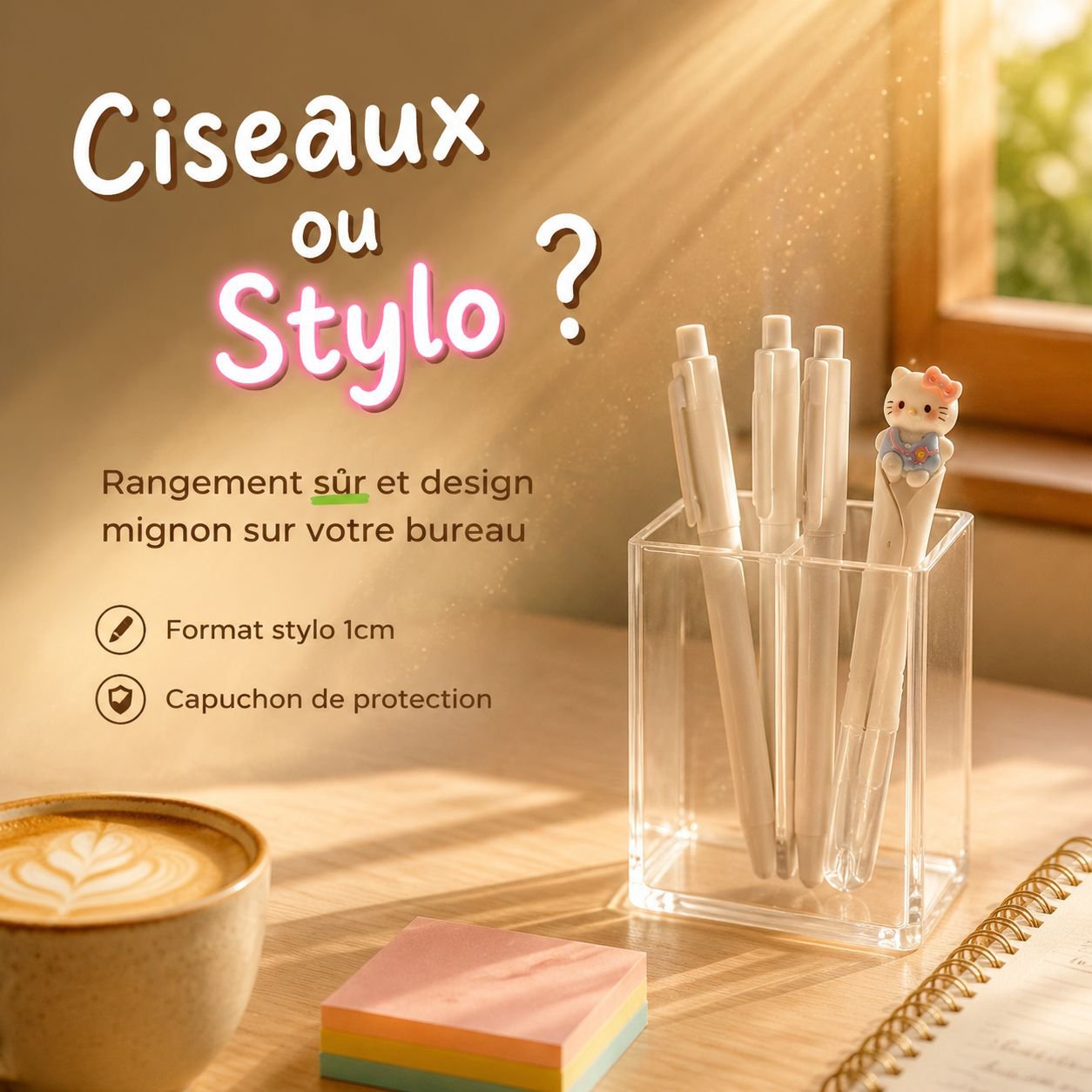 Ciseaux transparents pour usage domestique et étudiants