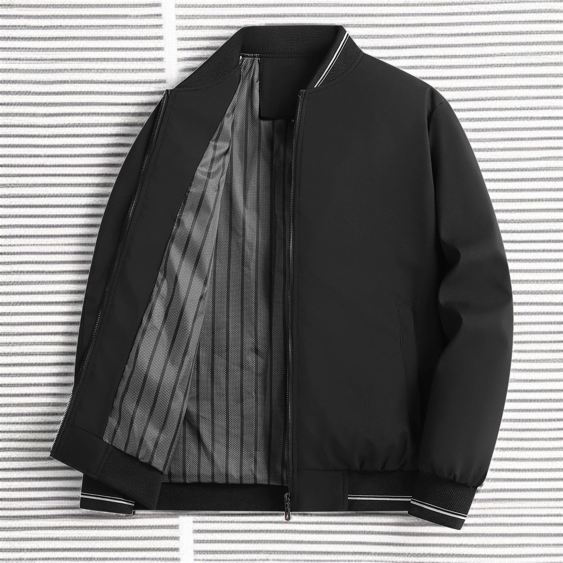 남성 봄 캐주얼 비즈니스 루즈핏 재킷 정면 이미지