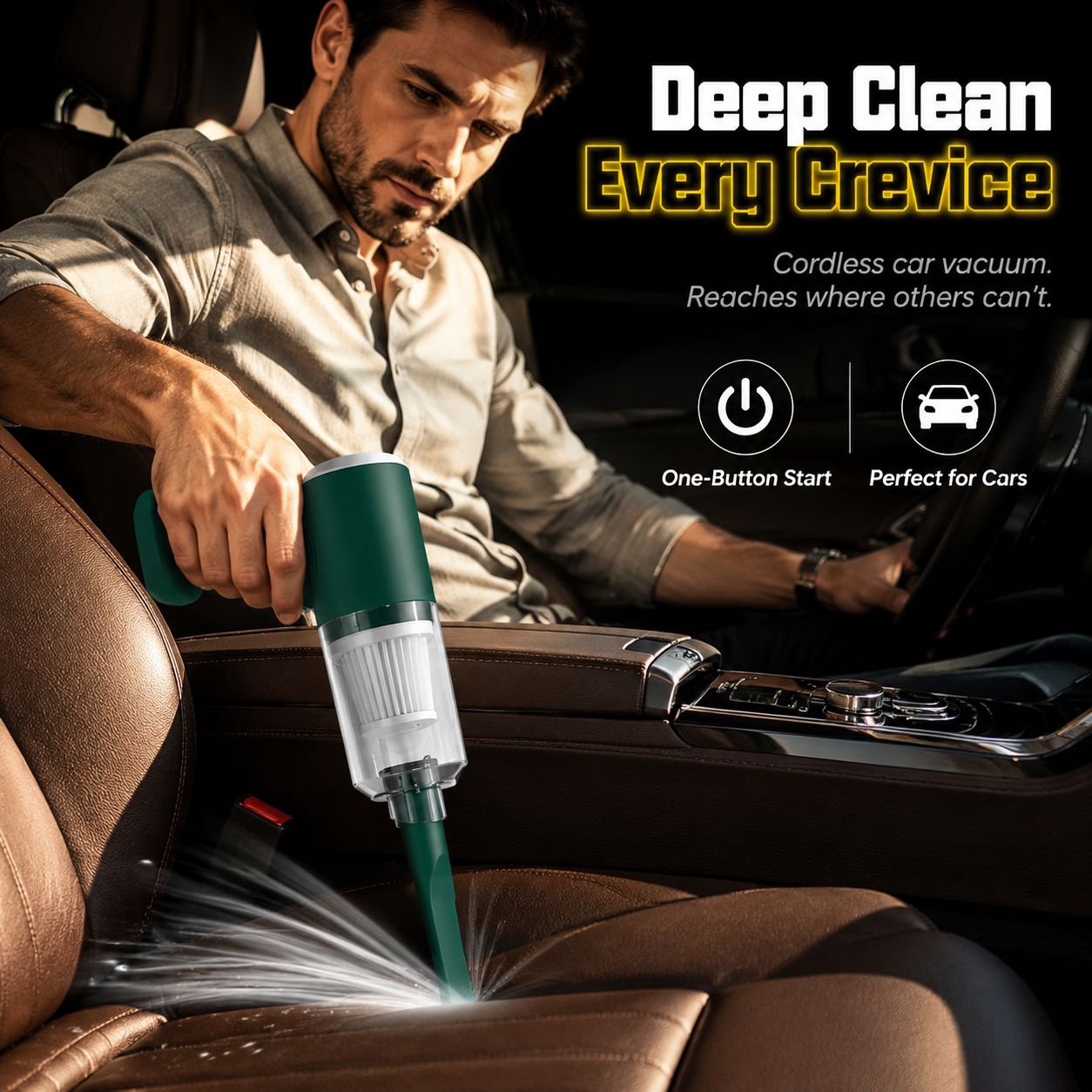 Multifunctional High-Performance Wireless Vacuum Cleaner for Car and Home