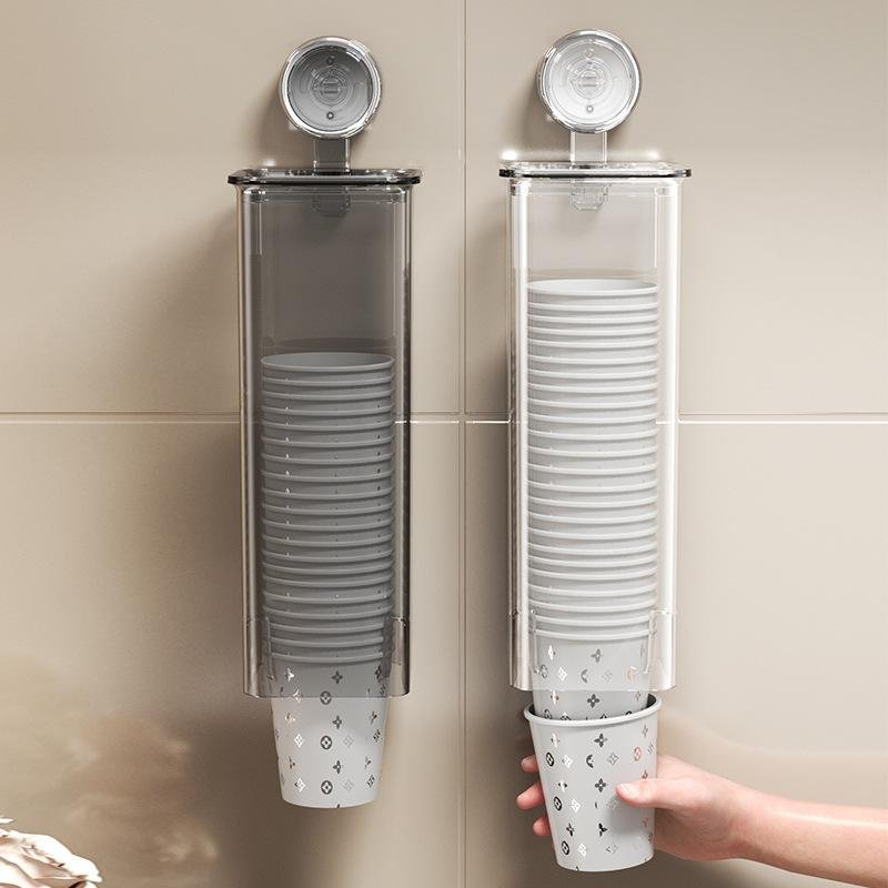 Wall-Mounted Cup Storage Rack