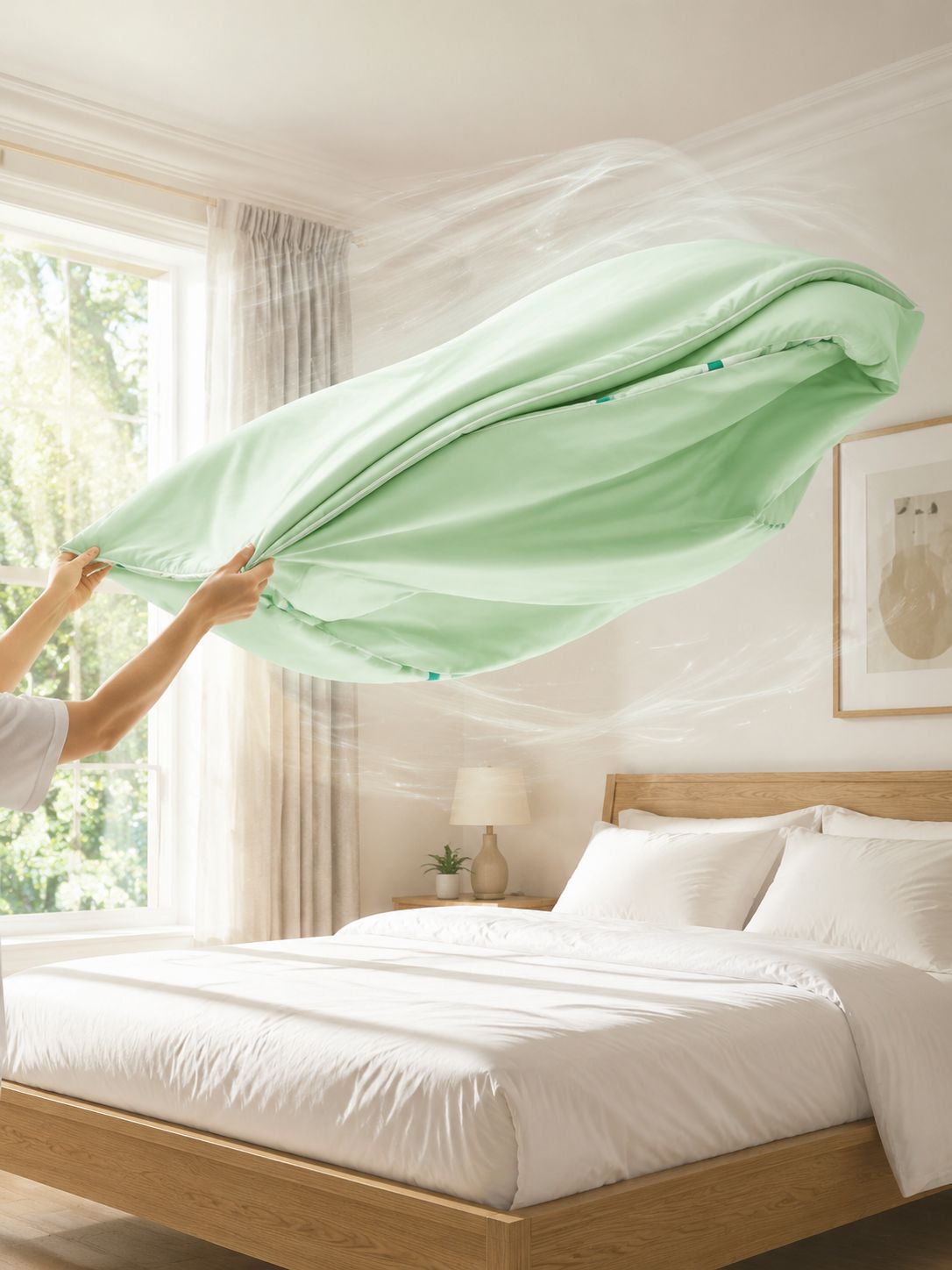 Stylish lightweight quilt for bedroom decor