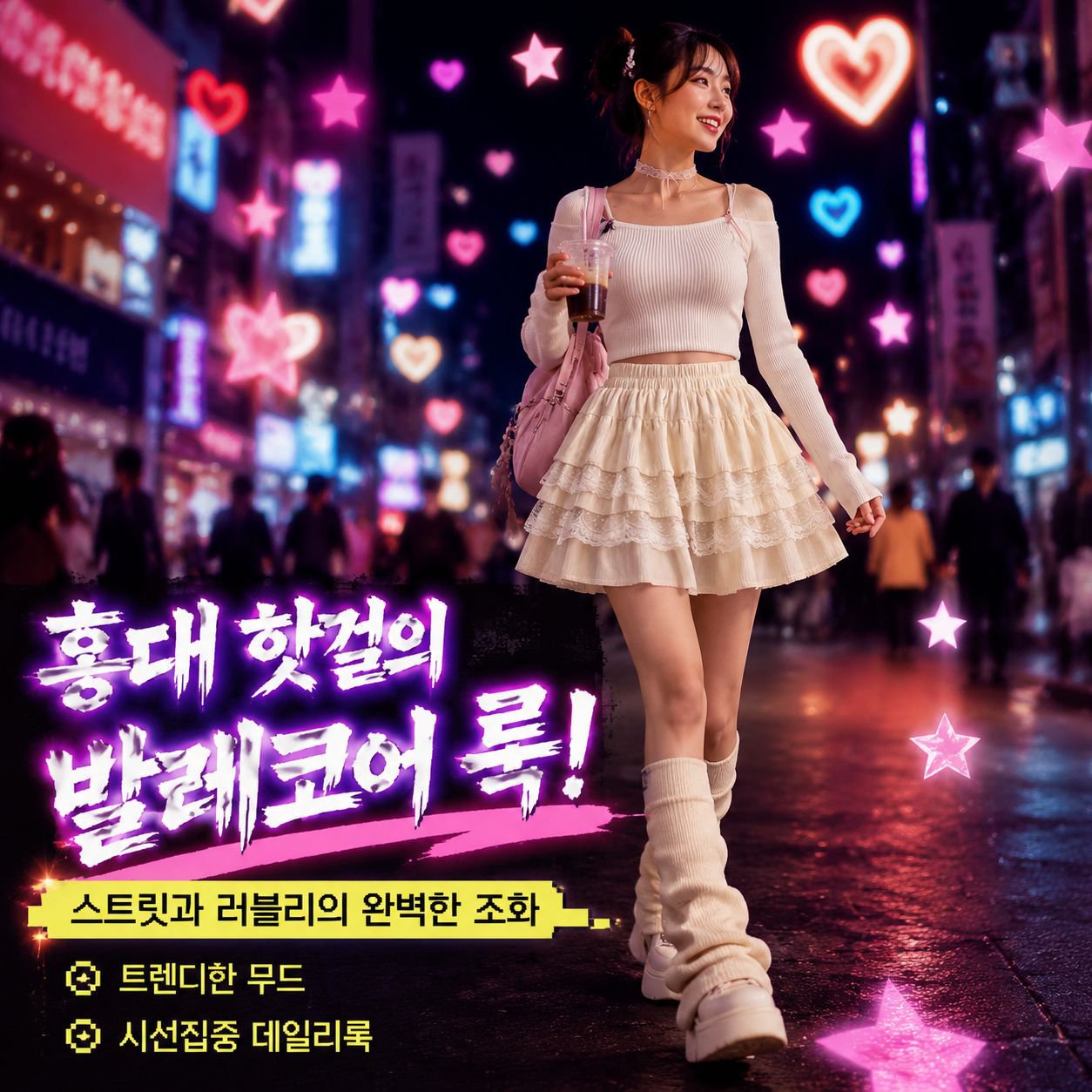 소녀풍 케이크 스커트 하이웨스트 슬림 A라인 스커트