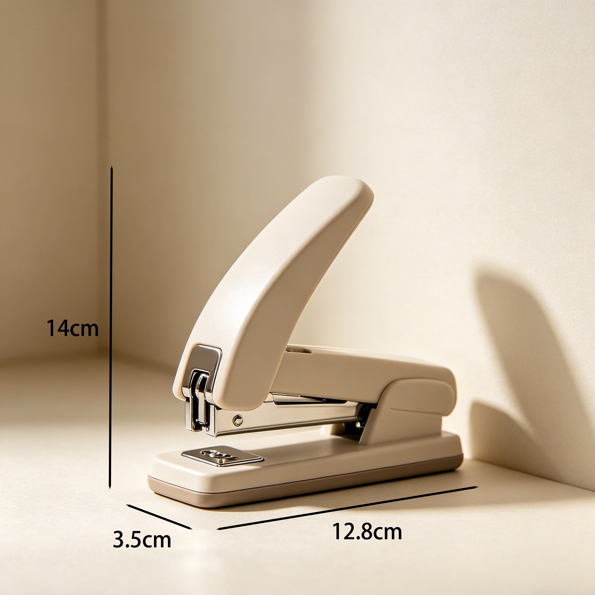 Close-up of sturdy stapler design
