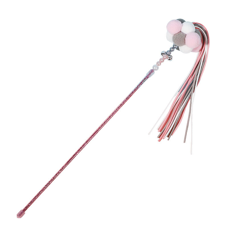 Interactive Plush Teaser Wand Set for Cats