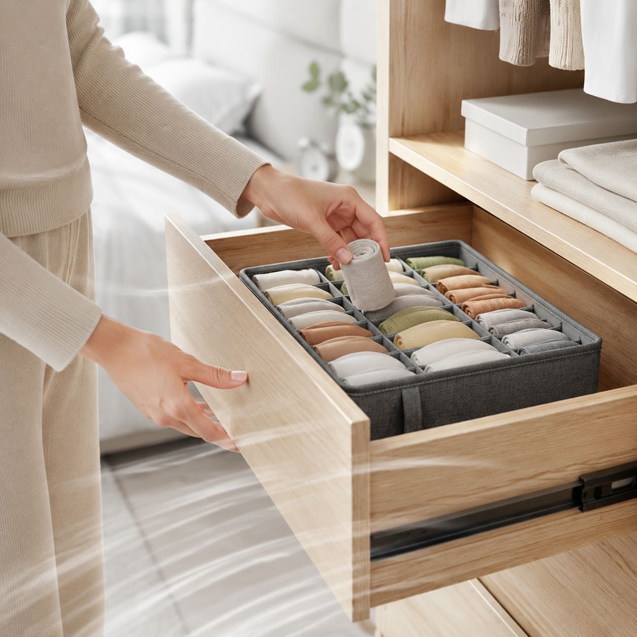 Multifunctional Compartmentalized Storage Box