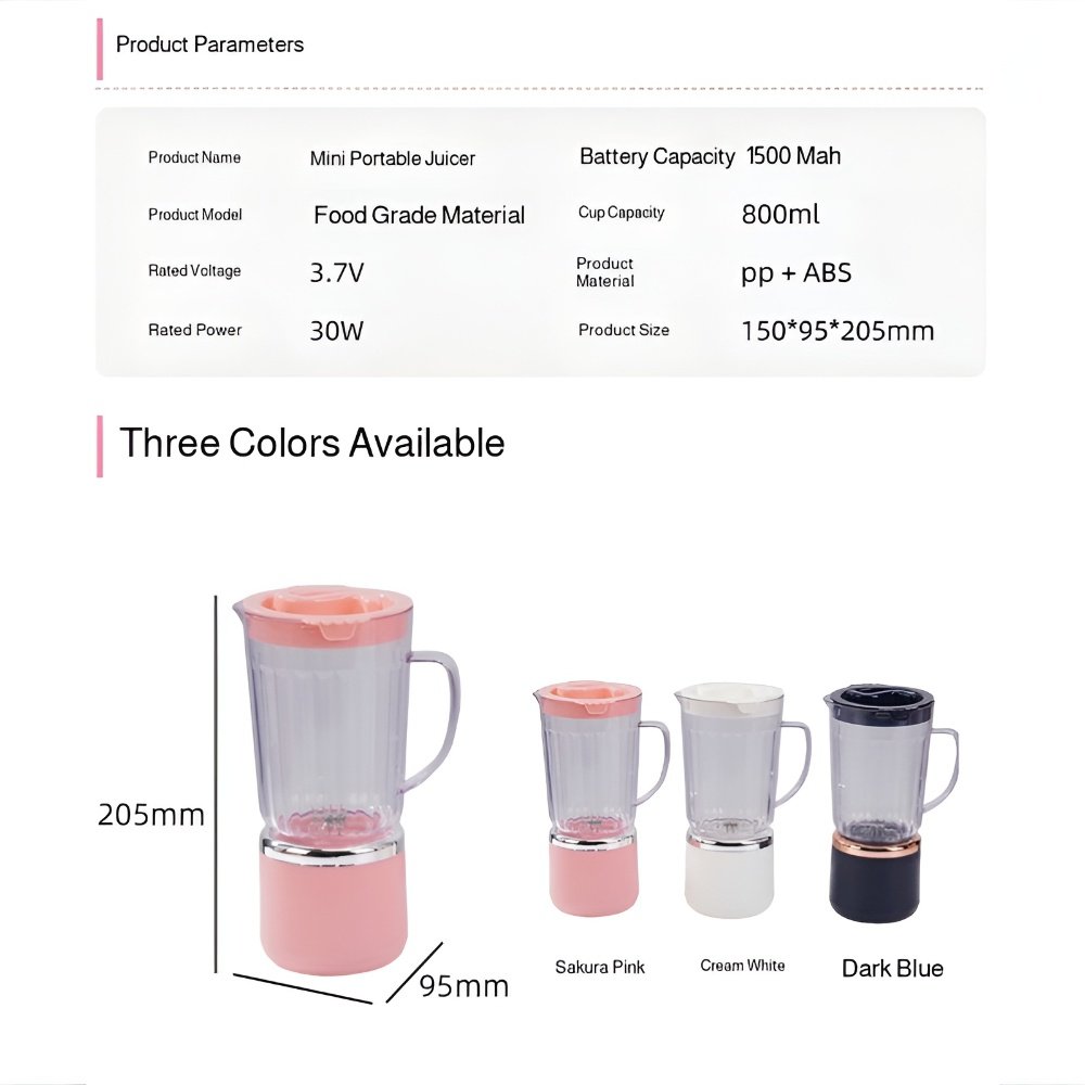 Portable Multifunctional Household Juicer