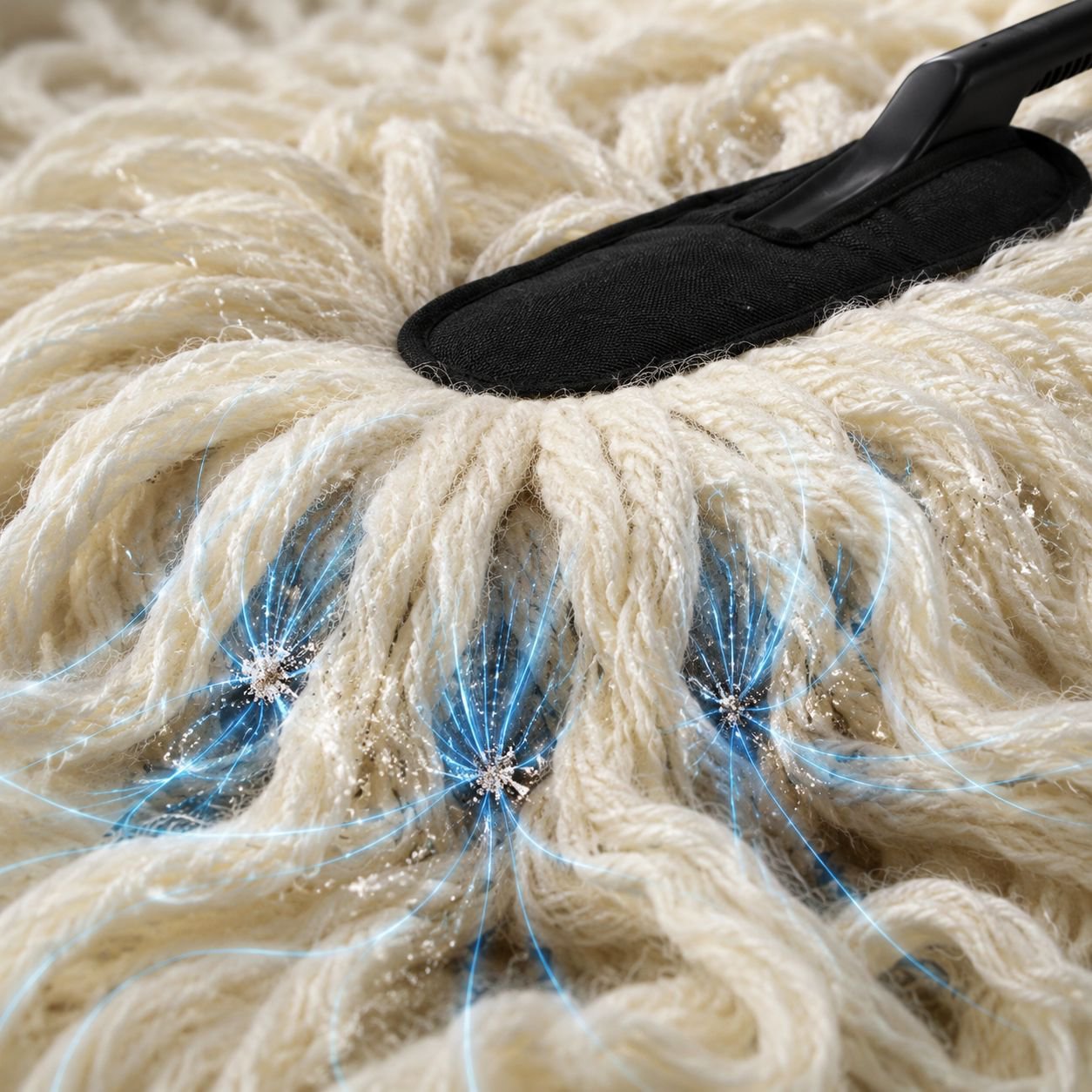 Car Wax Brush in Action on Vehicle Surface