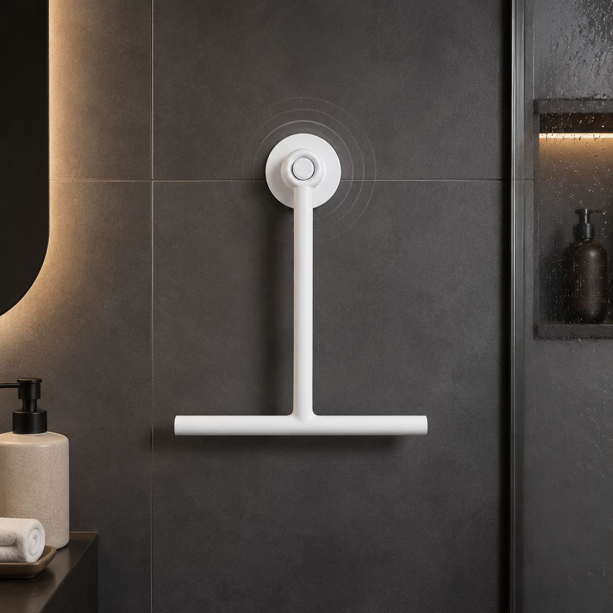 Einseitiger Silikon-Glaswischer Boden Küche Bad WC-Reiniger Autofensterwischer