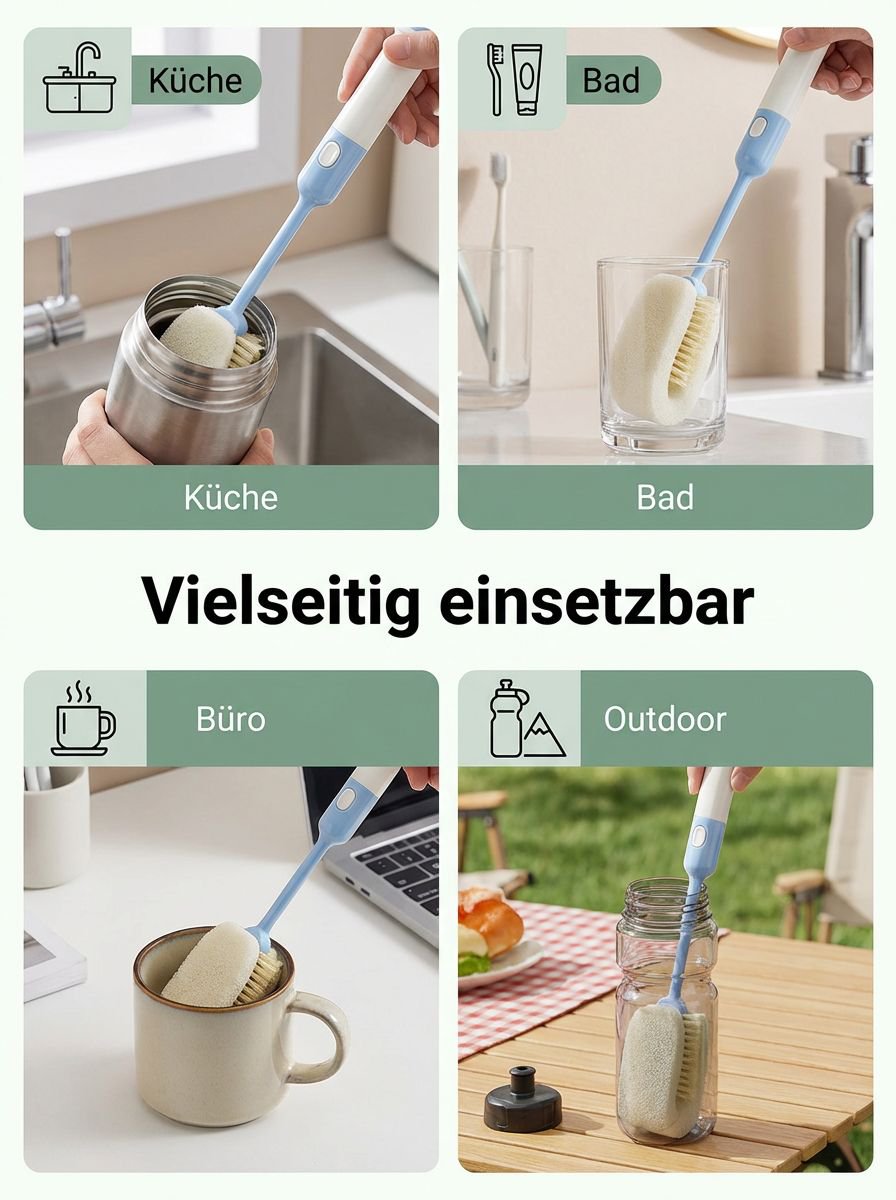 Robuste und flexible Reinigungsbürste für den Haushalt