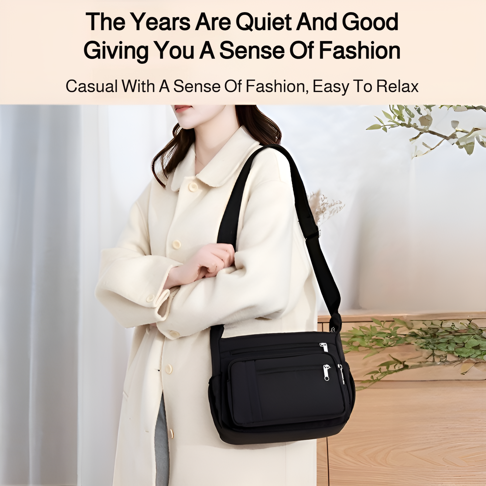 簡約時尚女士斜跨包