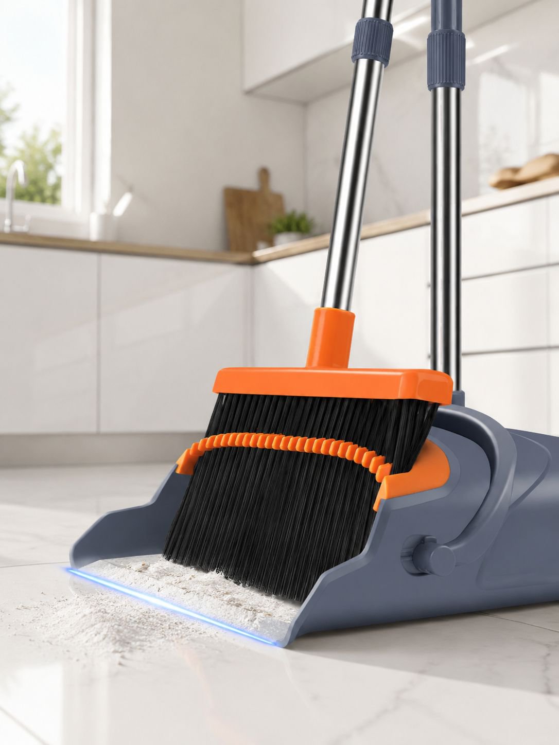 compact mini broom and dustpan set for home use