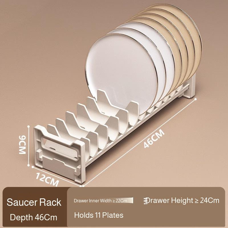 Kitchen drawer divider cabinet dish storage rack bowl and chopsticks plate storage box cutlery dish 