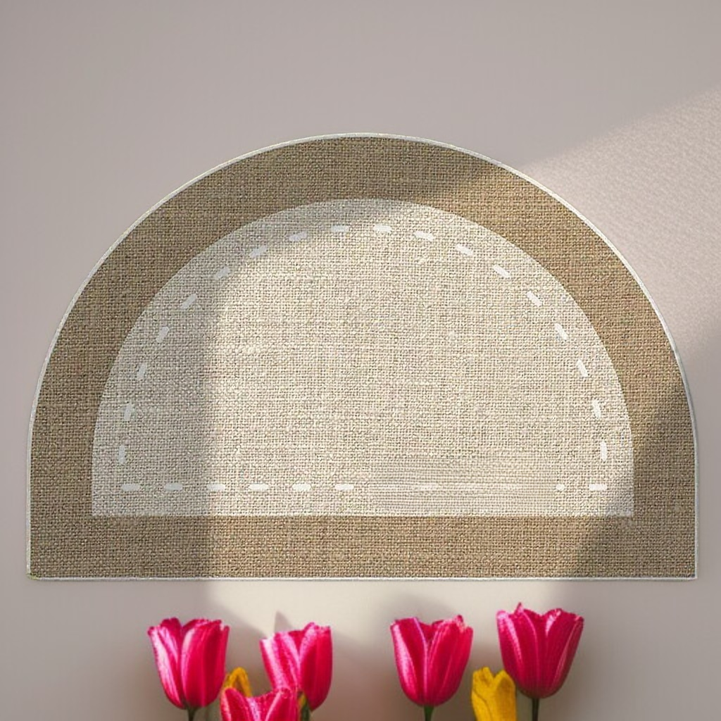 반원형 미끄럼 방지 먼지 제거 입구 발판