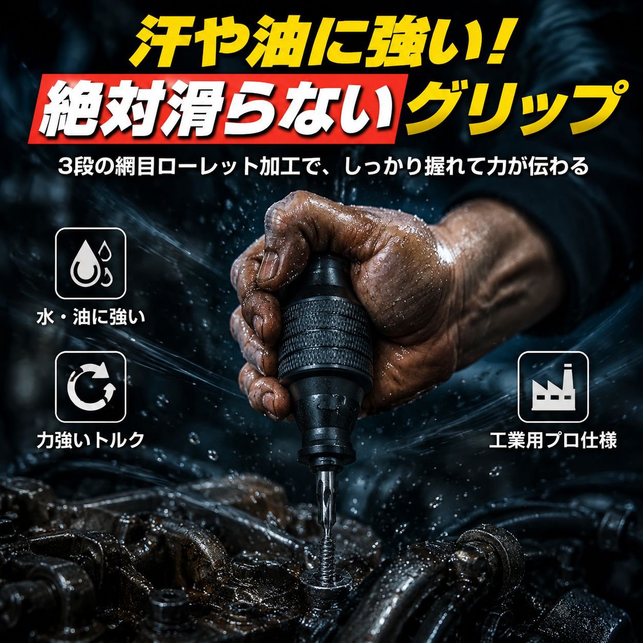 工業用チタンハンドル異形ビスドライバー