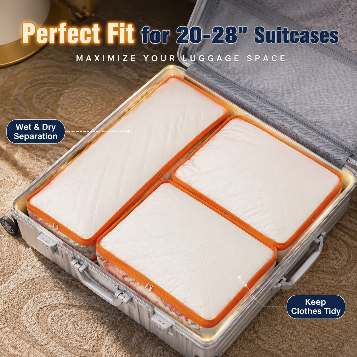 Large Capacity Portable Clothes Compression Storage Bag