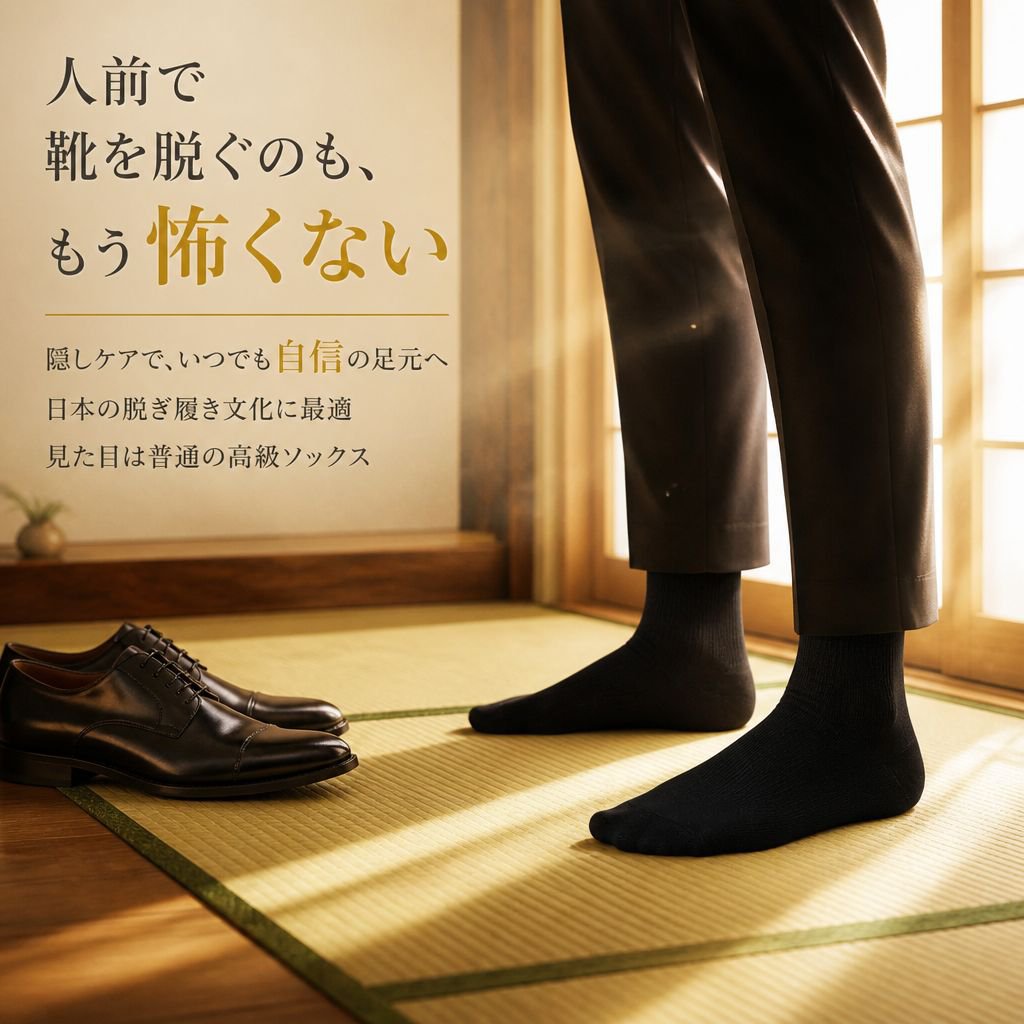 かかとひび割れ防止ソックス
