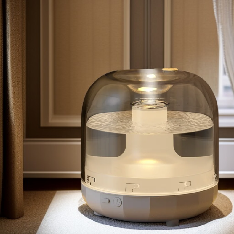 Humidificador Silencioso de Gran Capacidad para Habitaciones Pequeñas
