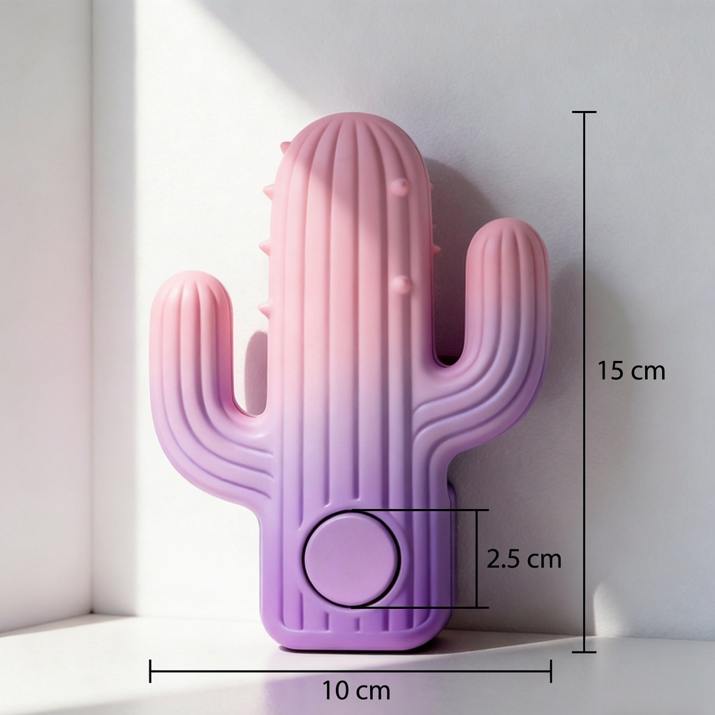 Cactus decorativo pequeño para mesa de trabajo