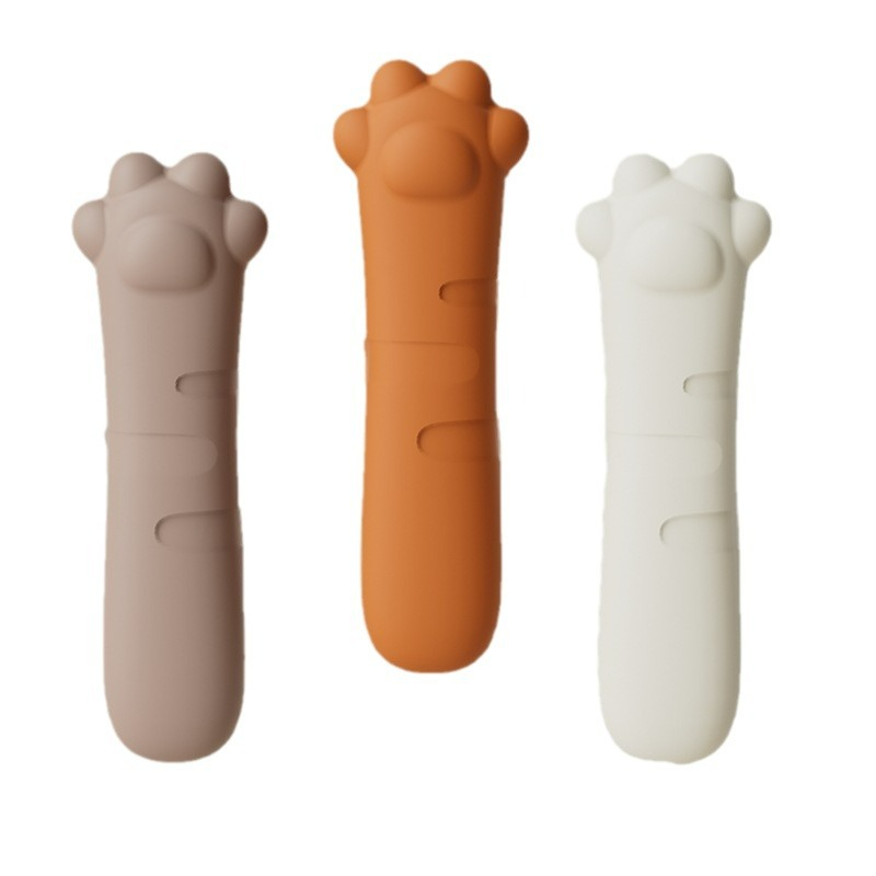 Cubierta de silicona para manija de puerta, cojín protector anticolisión y antiestático para niños