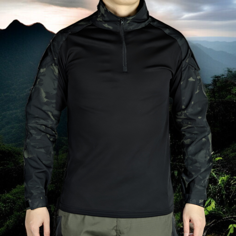 フロッグスーツ タクティカル長袖 メンズ迷彩 全体画像