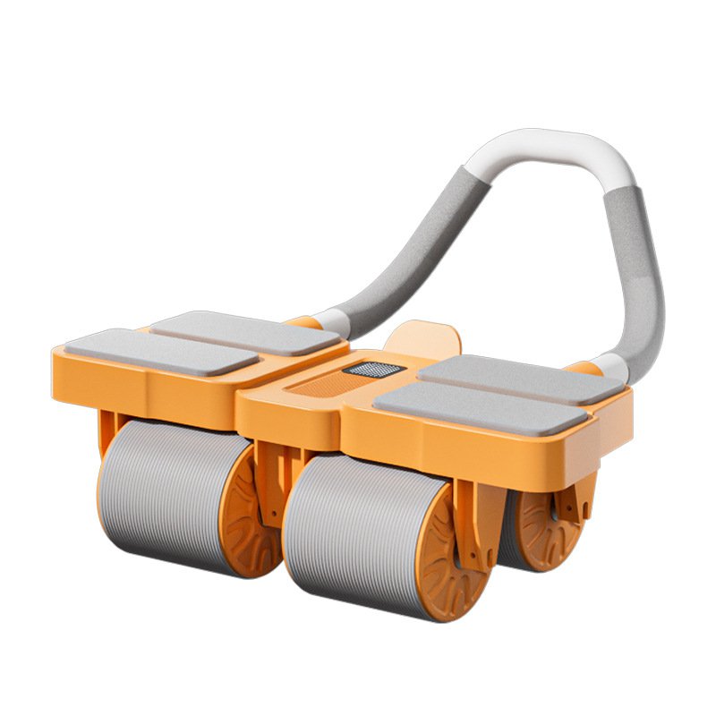 Čtyřkolový automatický návratový posilovač břišních svalů