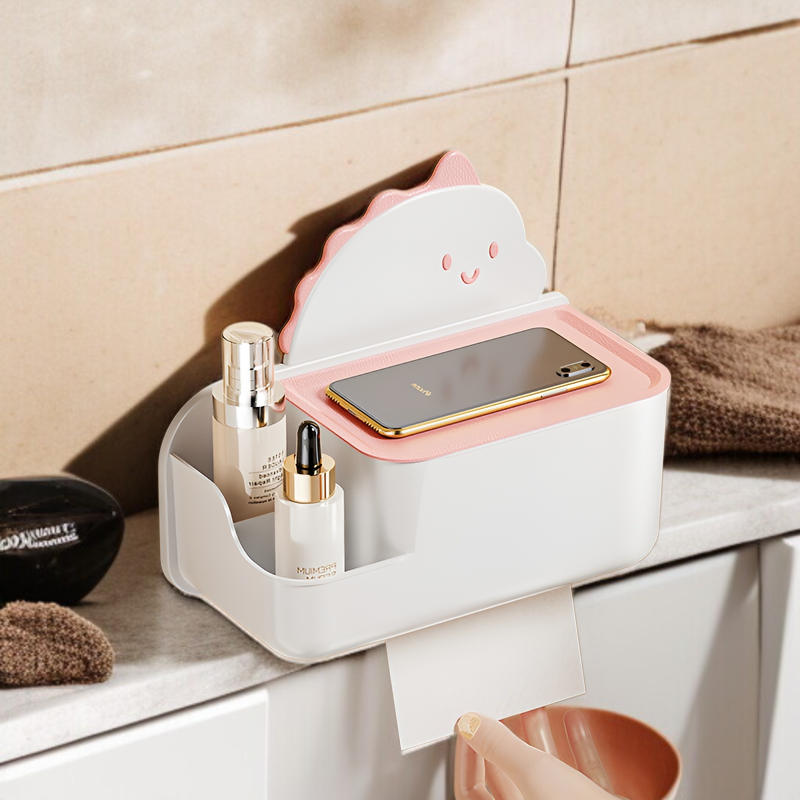 パンチフリー設置のペーパー収納ボックス