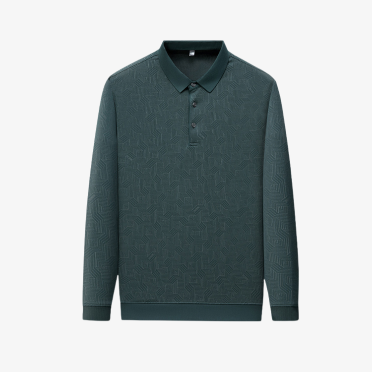 중년 남성 실크 셔츠 패션