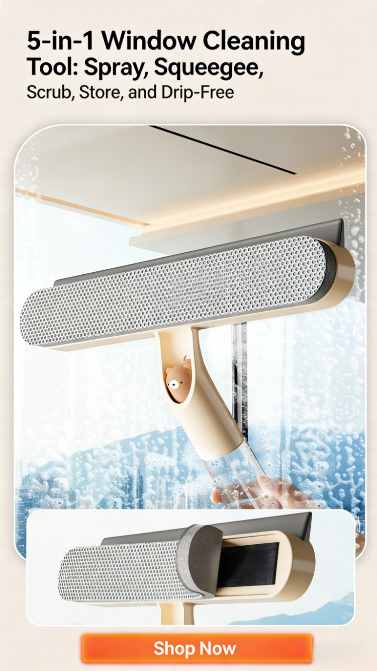 Fensterwischer mit Nachfüllbarem Flüssigkeitsbehälter