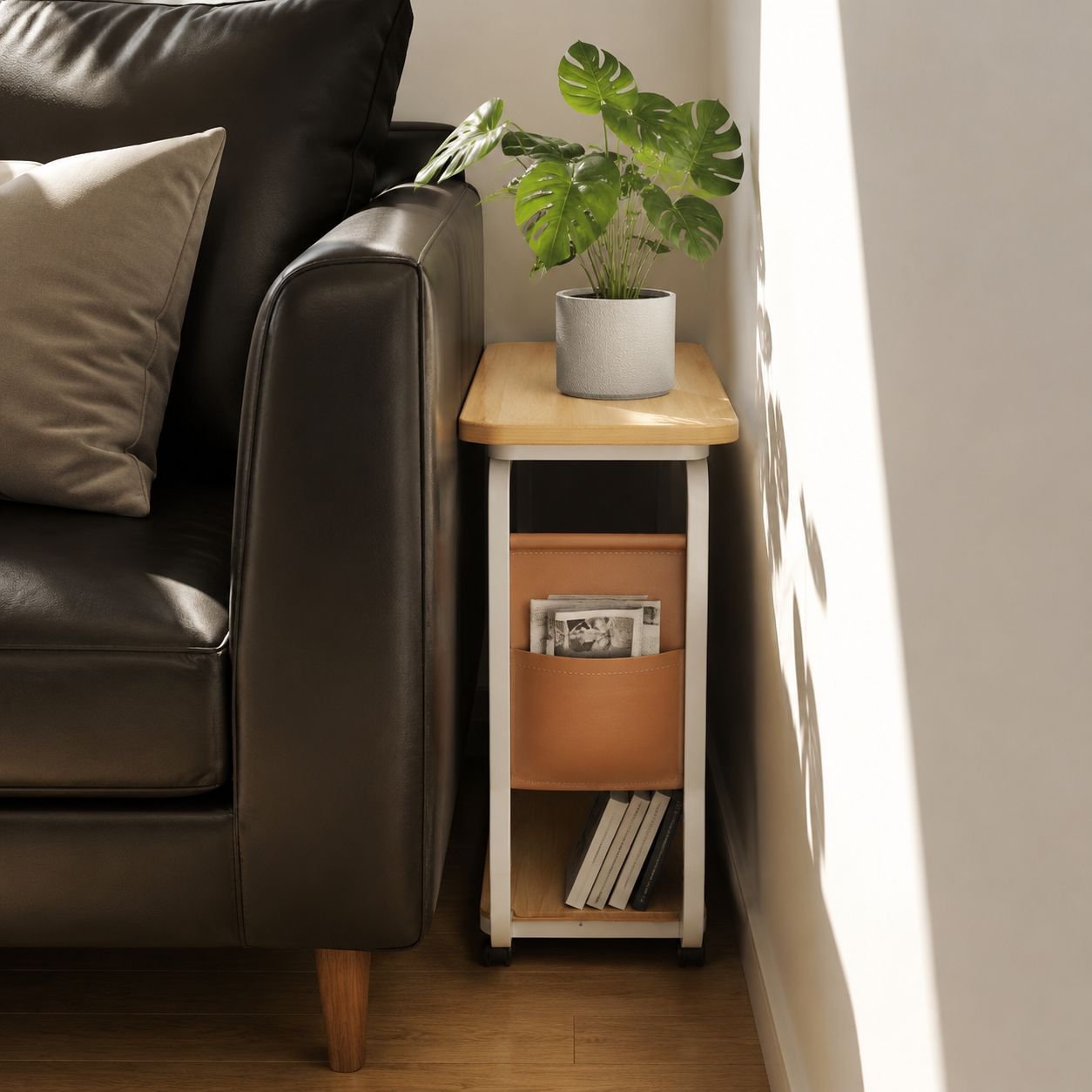 Multifunctional Sofa Side Table Bedside Cabinet Living Room Storage Coffee Table