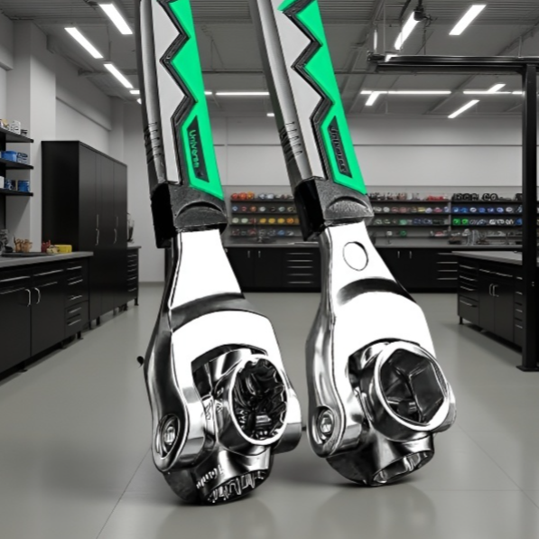 Odolný klíč na šrouby s květinovým vzorem