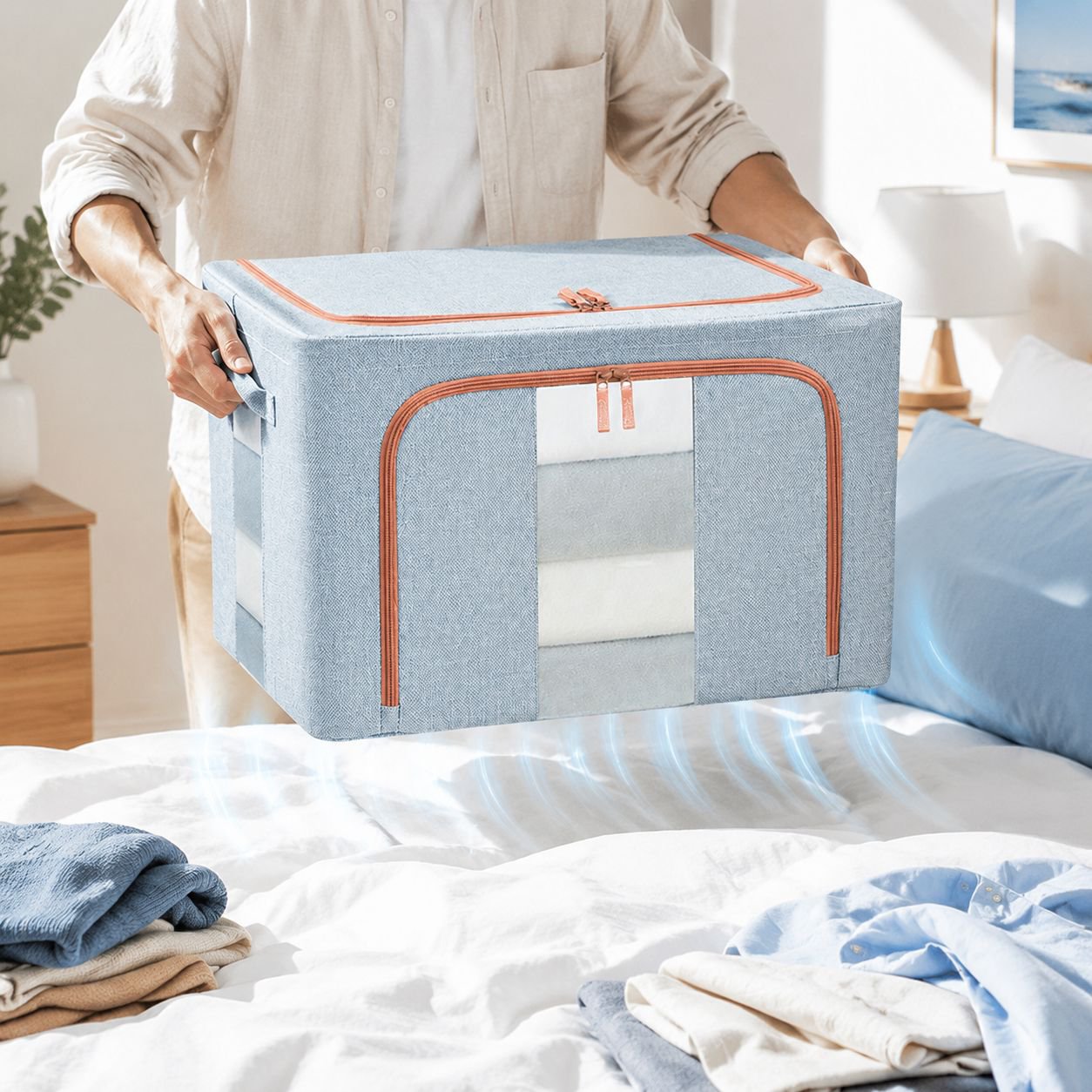 Portable Large Capacity Foldable Storage Box