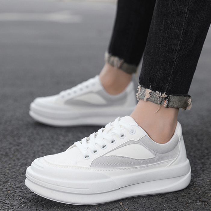 봄여름 아웃도어 남성 빈티지 슬립온 남성 키높이 운동화 아빠 통굽 단화 캐주얼화