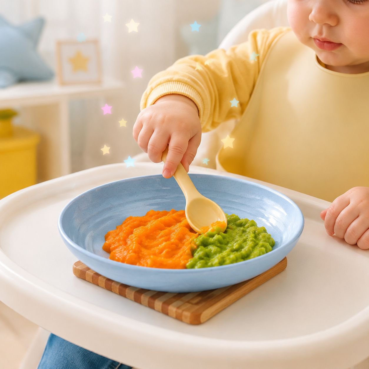 BPA-freier Weizenstrohteller mit frischem Gemüse