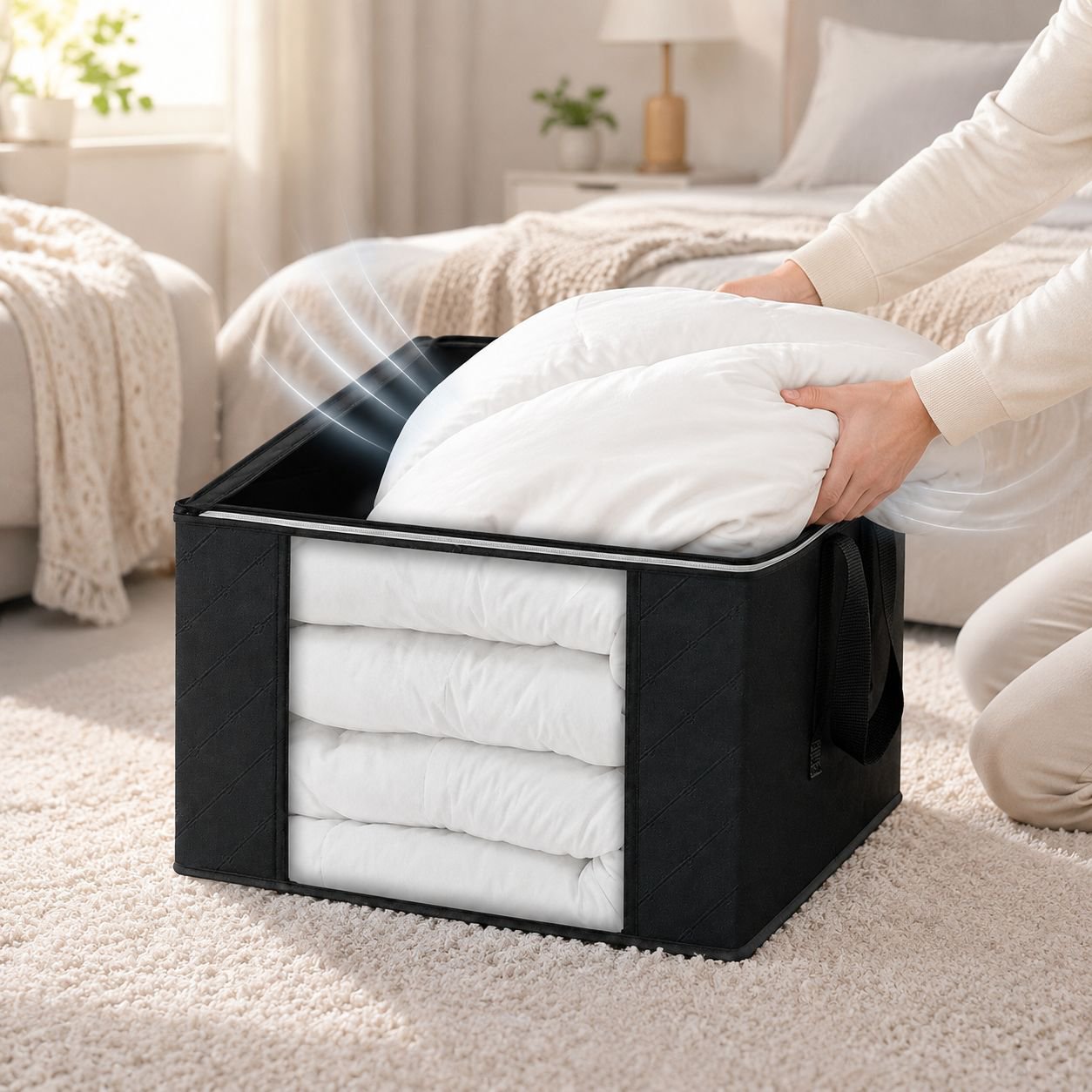 Large dustproof storage organizer for closet