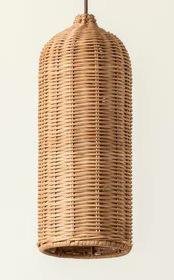 Rattan pendant light