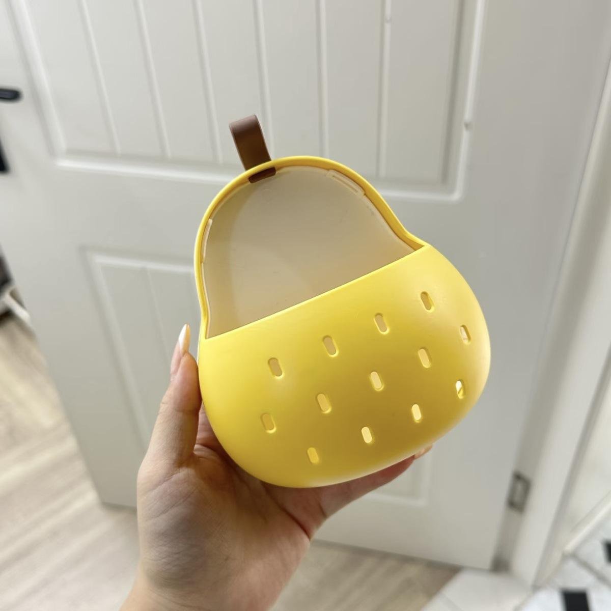 Qiuyue Pear Storage Box Household Multifunctional Kitchen Chopstick Storage Drain Basket Magnetic Ab