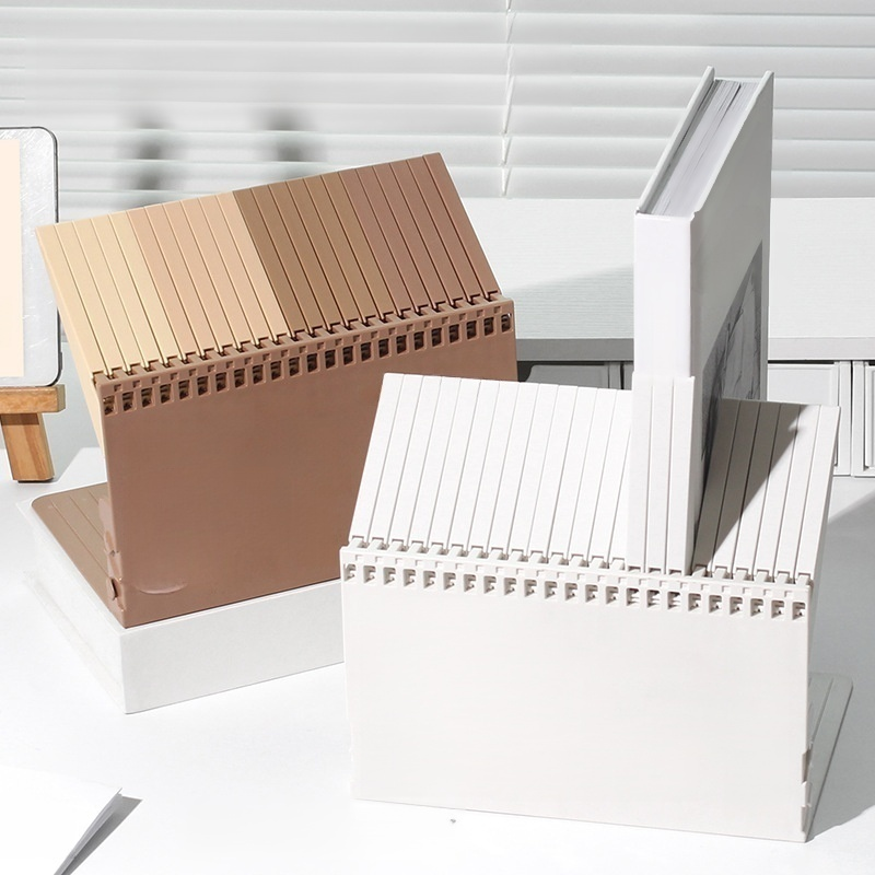 컬러 그라데이션 피아노 키 조립식 다용도 북엔드 독서대