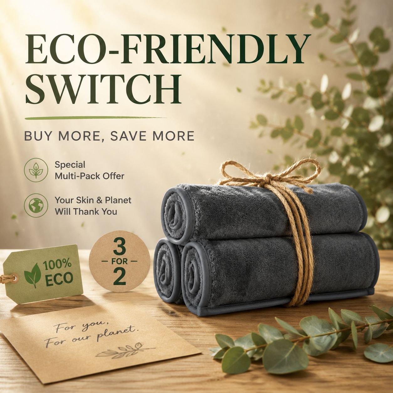 Flannel Facial Cleansing Beauty Towel