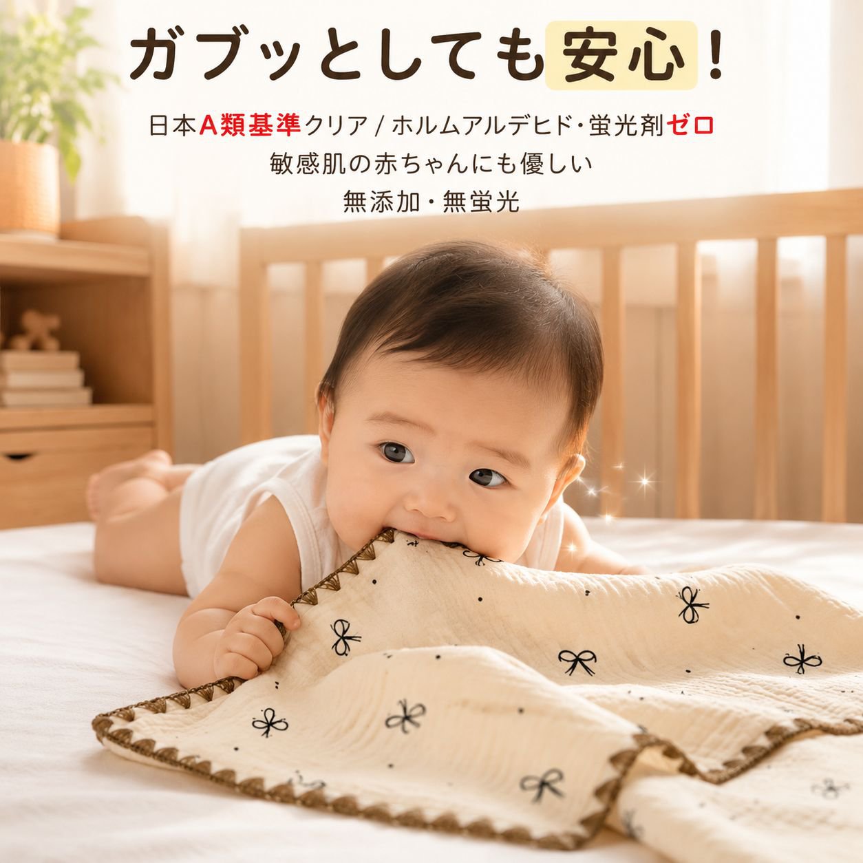 綿100％ 二重ガーゼ ベビー＆ママ用ブランケット ソファカバー 幼稚園お昼寝用 夏用ケット