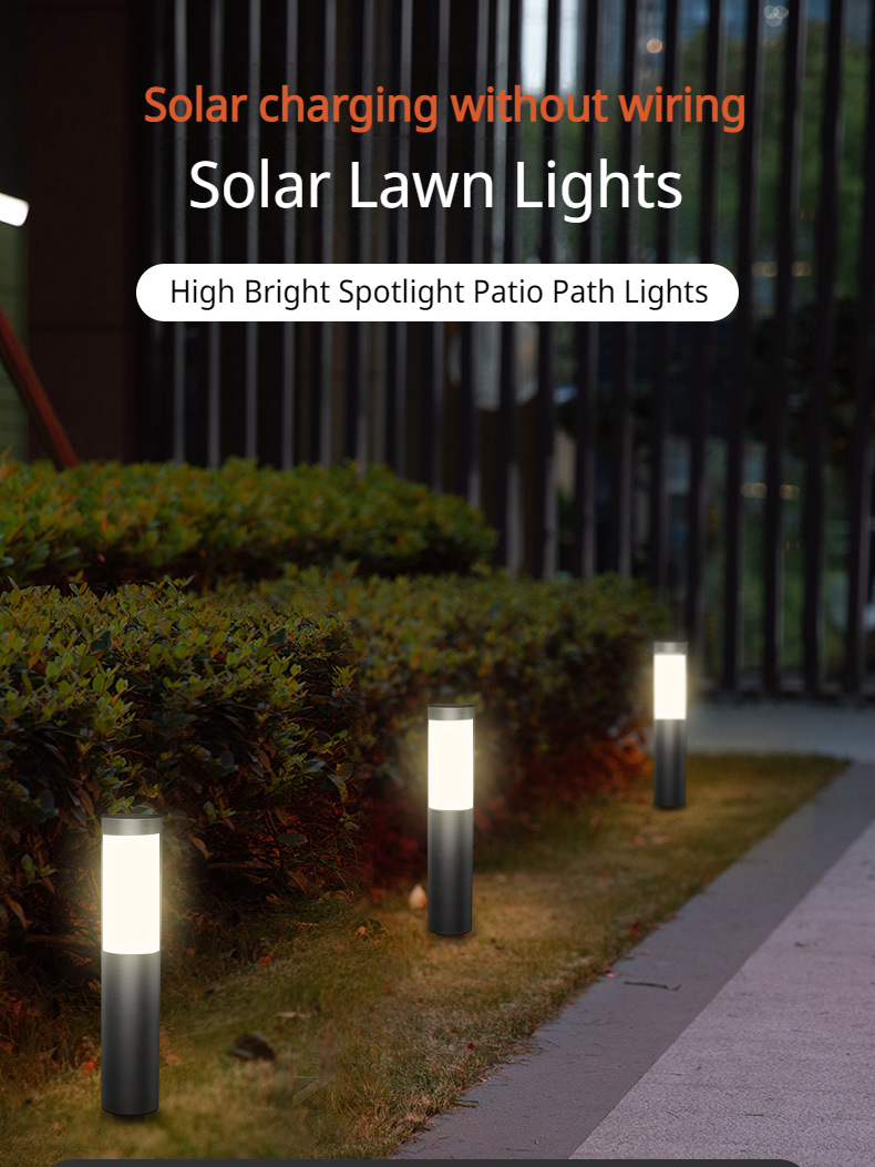 Solar Cylinder Path Light