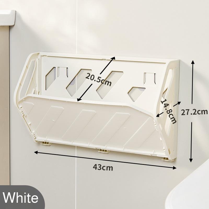 Zapatero plegable de pared sin taladro y antirrobo para el hogar y baño