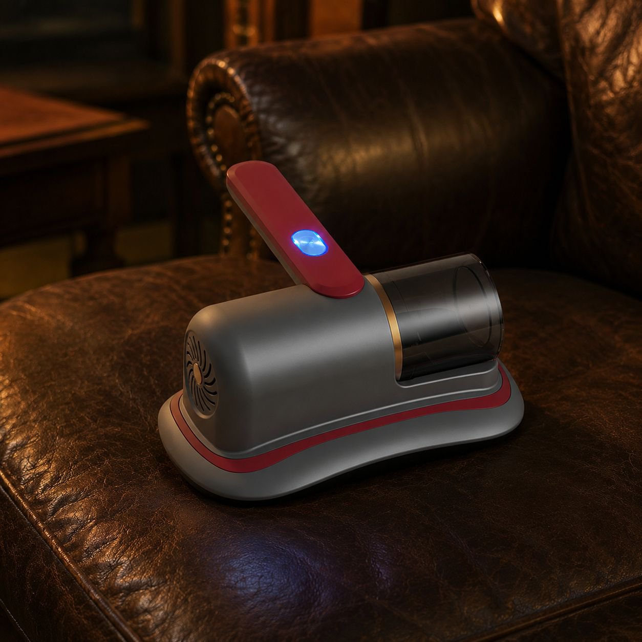 Wireless vacuum cleaner with ergonomic handle