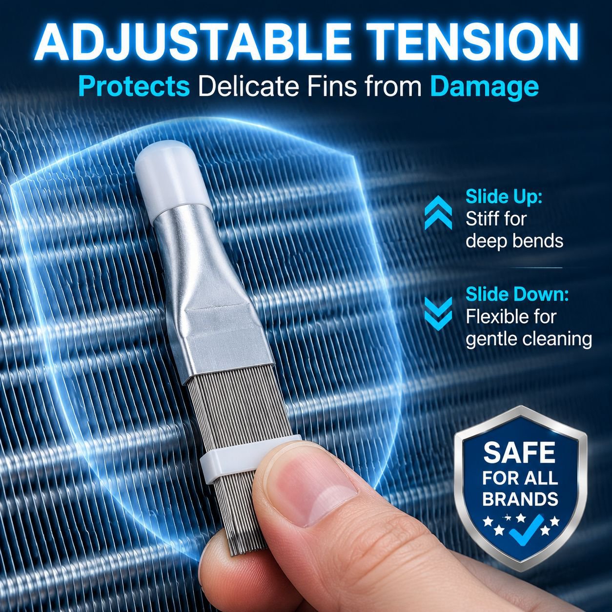 Multi-purpose Metal Tool Brush for Air Conditioner Radiator Cleaning